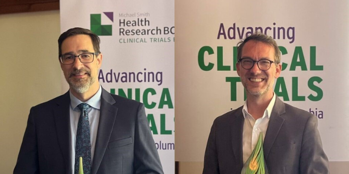 Robert Olson and Bernie Eigl honoured for their excellence in clinical trials | BCCRC